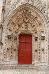 Fototapeta na wymiar Weranda Kościół rze¼bione Breton