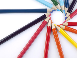 Naklejka premium Pencil figure