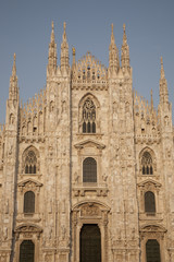 Obraz premium Duomo Cathedral Church in Milan, Italy