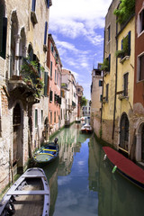 Fototapeta na wymiar Canal - Wenecja, Włochy