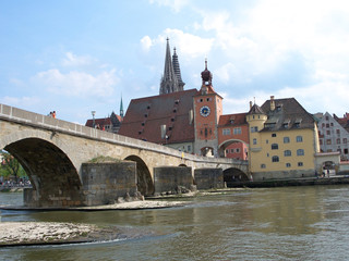 Old Town and the Danube - Regensburg, Germany