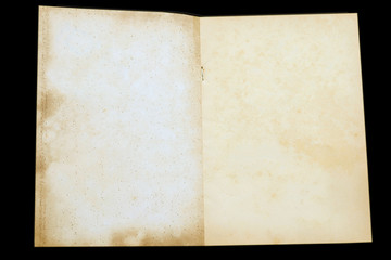 texture of old blank notebook