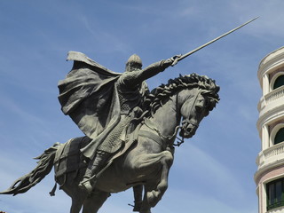 Estatua del Cid Campeador en Burgos