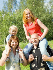 Fototapeta premium Happy family