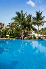 open air swimming pool