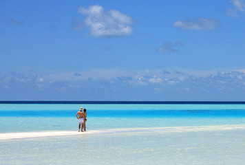 couple dans les îles maldives