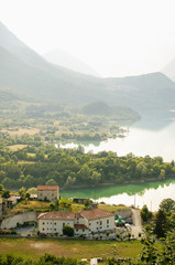 Fototapeta na wymiar Lago di Śmiech - Abruzzo