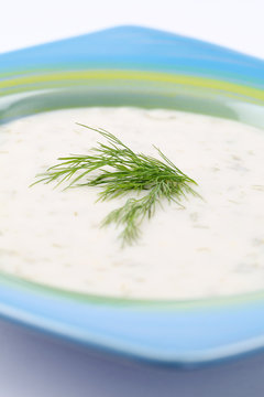 Dill soup. Shallow DOF © IngridHS