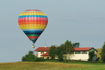 Fototapeta na wymiar Heißluftballon