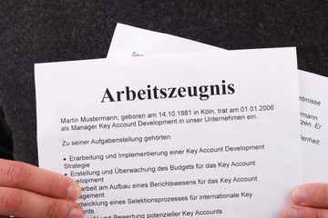 Arbeitszeugnis