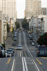 panoramic view of San Francisco down town