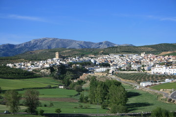 Fototapeta na wymiar Panoramica de Alhama de Granada