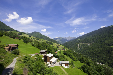 Fototapeta na wymiar Schiers Graubünden