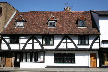 black and white houses, Salisbury