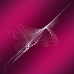 Abstract elegant wave background design illustration