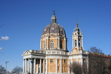 Fototapeta na wymiar Superga Basilica (Turin, Italy)