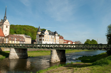 Fototapeta premium Untermhäuser Brücke in Gera