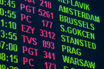 Arrival/Departure Board