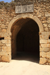 Naklejka premium Entrance to Assos Castle