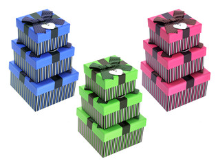 Naklejka premium Stacks of Gift Boxes