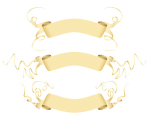 Grunge banners  set (vector, CMYK)