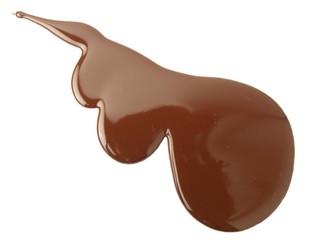 Mancha uniforme de chocolate