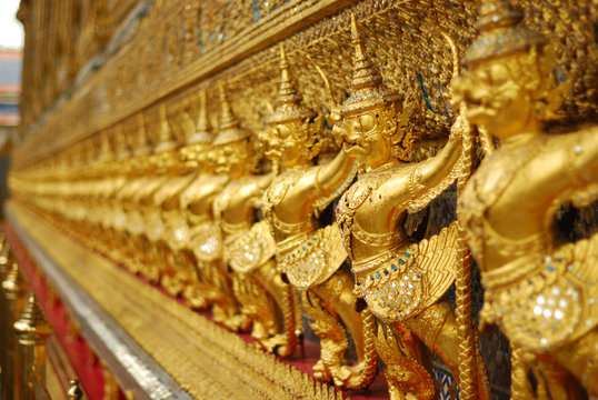 Goled garuda of wat prakaew