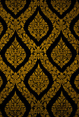 Golden wall thai style.