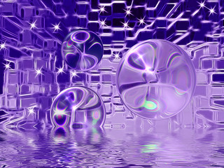 abstract glass background