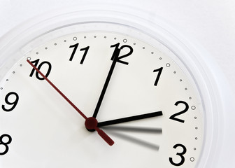 Clock changing to daylight saving time
