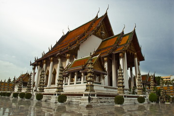 Naklejka premium Temple at Thailand