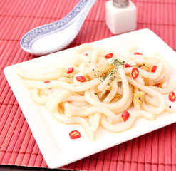 Koreanische Udonnudeln