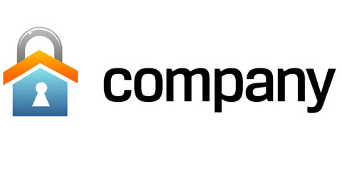 House lock security logo