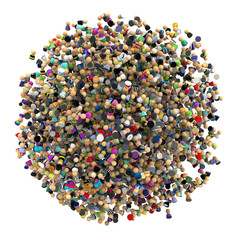 Cartoon Crowd, Sphere