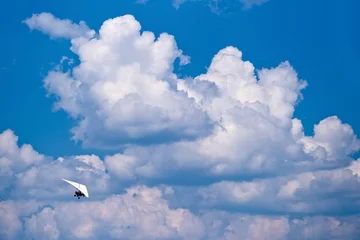 Deurstickers Luchtsport Hang-glider