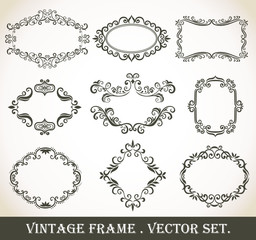 Vintage frame.