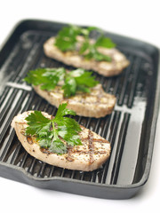 grilled pork chops