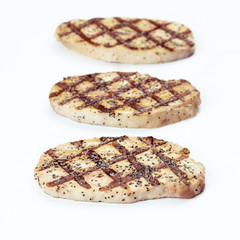 grilled pork chops