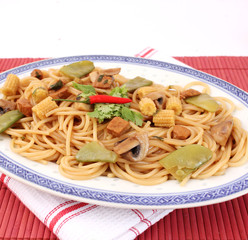 Koreanische Udonnudeln