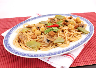 Koreanische Udonnudeln