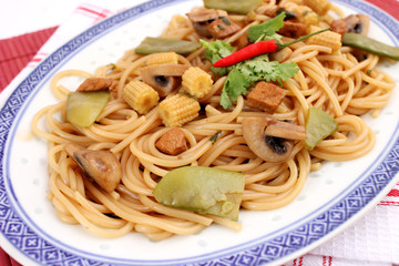 Koreanische Udonnudeln