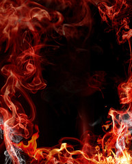 abstract fire background