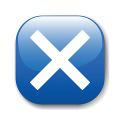 Obraz premium The dark blue button for a site web. A vector illustration, it i