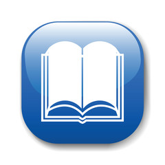 The dark blue button for a site web. A vector illustration, it i