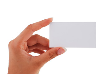 Obraz premium blank business card