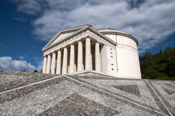 Fototapeta na wymiar Canova Temple - Possagno, Italy