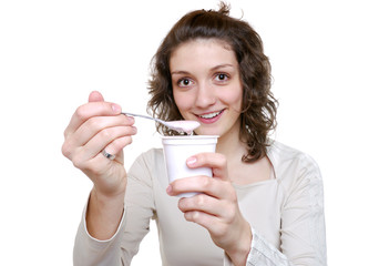 Joghurt essen