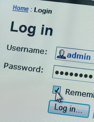 Log in