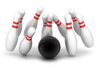 sign bowling