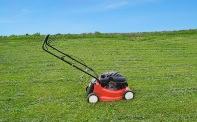 Fototapeta premium lawnmower